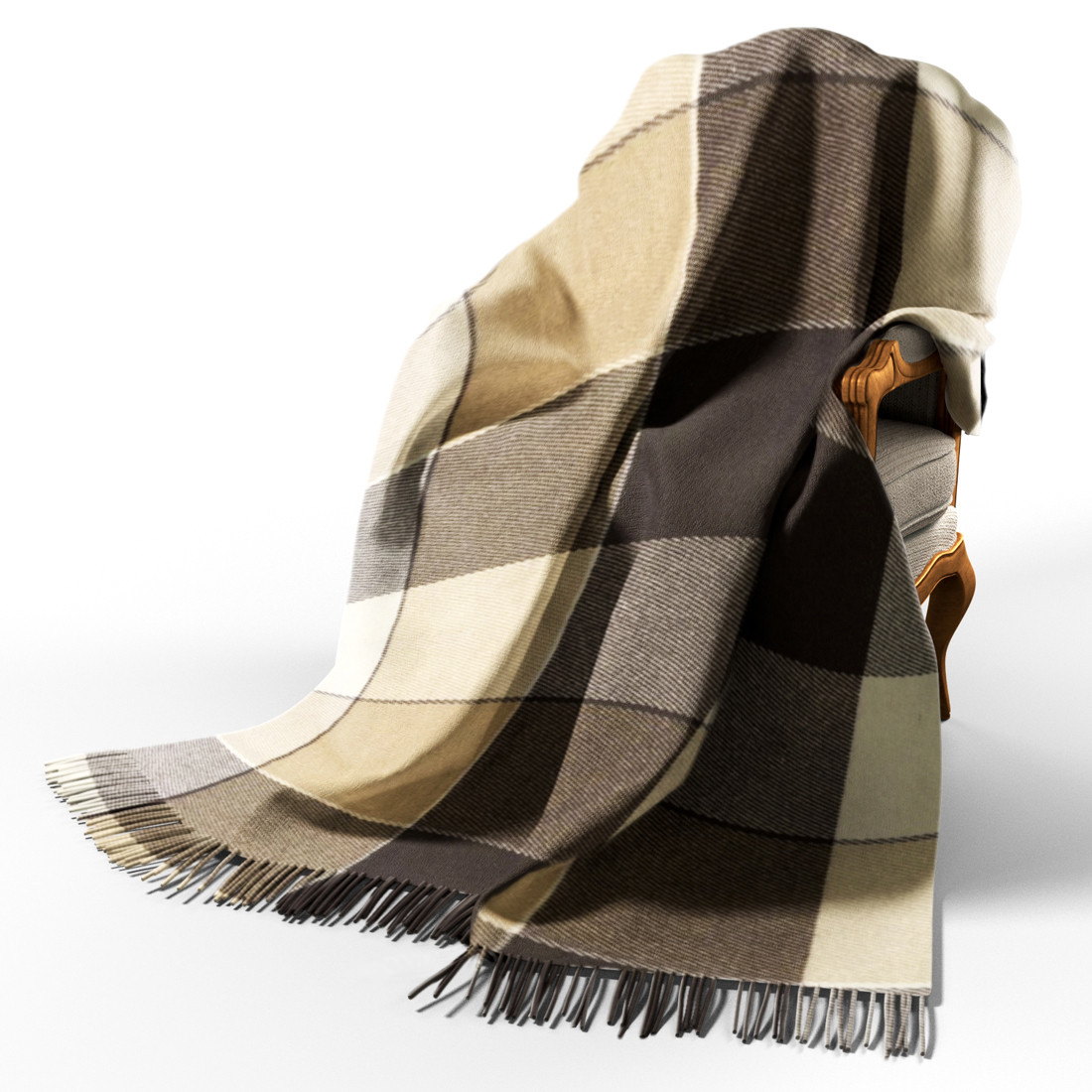 Плед вовняний Ельф білизня-кор Love You 140 x 200 см