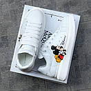 Кросівки жіночі білі Alexander McQueen White/Disney (06486) 37, фото 3