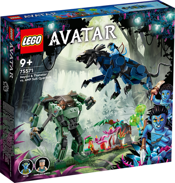 Лего Аватар Нейтірі та танатор проти Майлза Куорича в УМП Скафандрі LEGO Avatar 75571