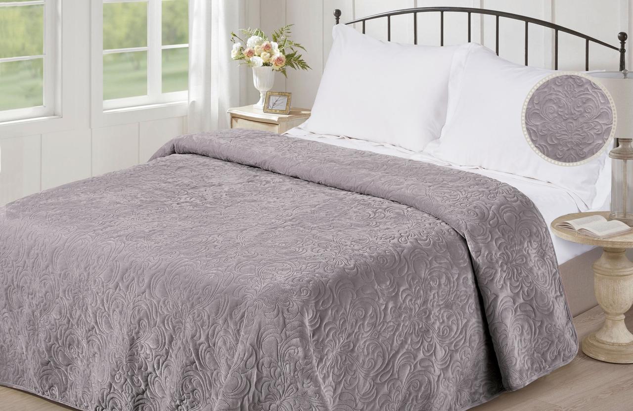 Покривало однотонне св.сіре 66 Love You 150 x 200 см