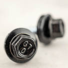 Саморіз 4,8х20 RAL 9005 для кріплення металевих листів внахлест GTO Gunnebo-Etanco (уп. 250 шт), фото 4