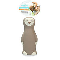 Латексна хрустка іграшка для собаки Лінивець Latex toy with Bottle Bradypod Pawise (19 см)