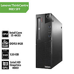 Системний блок Б/В Lenovo ThinkCentre M83 SFF  (Core i5-4430 / 8Gb / SSD 120Gb)