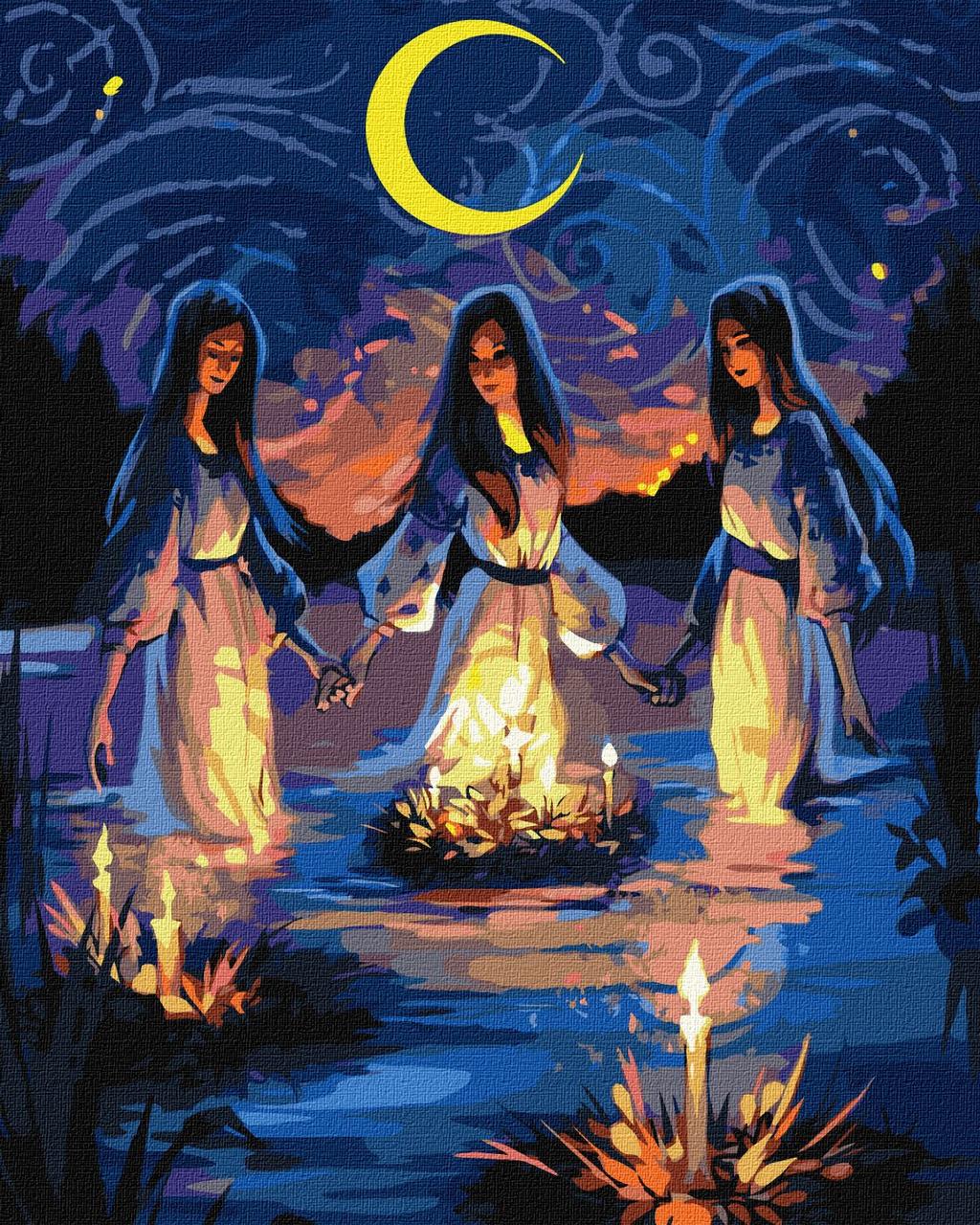 Картина По Номерам Магическая Ночь Идейка 40 Х 50 KHO4968 — Купить ...