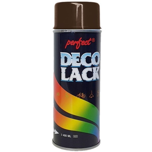 Акрилова аерозольна фарба Deco Lack Perfect RAL 8011 Коричневий горіх 400 мл, фото 1