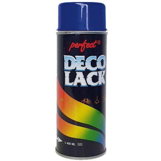 Акрилова аерозольна фарба Deco Lack Perfect RAL 5002 Темно-синя 400 мл, фото 1