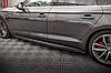 Пороги Audi A5 F5 S-line/S5 B9 Sportback (17-20) тюнінг обвіс спідниця елерон (версія Street Pro), фото 3