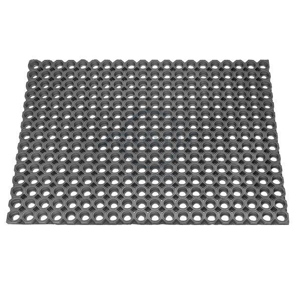 Гумовий килимок для утримання піску та бруду Дубенський завод ГТВ "Соти", 60х80х2,4 см К36 Чорний