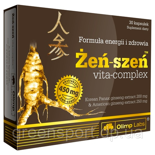 Женьшень із вітамінами Olimp Ginseng vita-complex 30 капсул