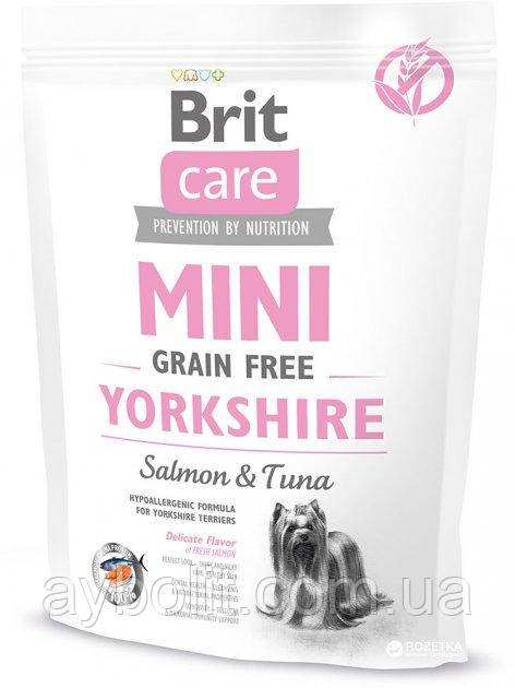 Сухий корм для дорослих собак породи йоркширський тер'єр Brit Care 0.4 кг (8595602520206)