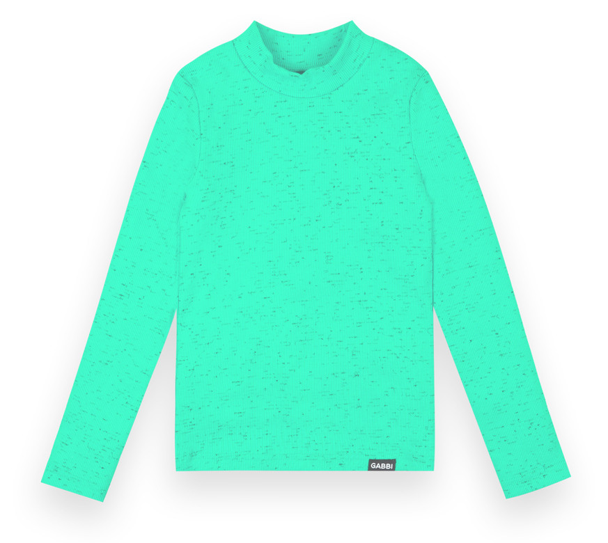 Светр дитячий однотонний GABBI DG-21-10-1 Джуніор Ментоловий на зріст 122 (12914)
