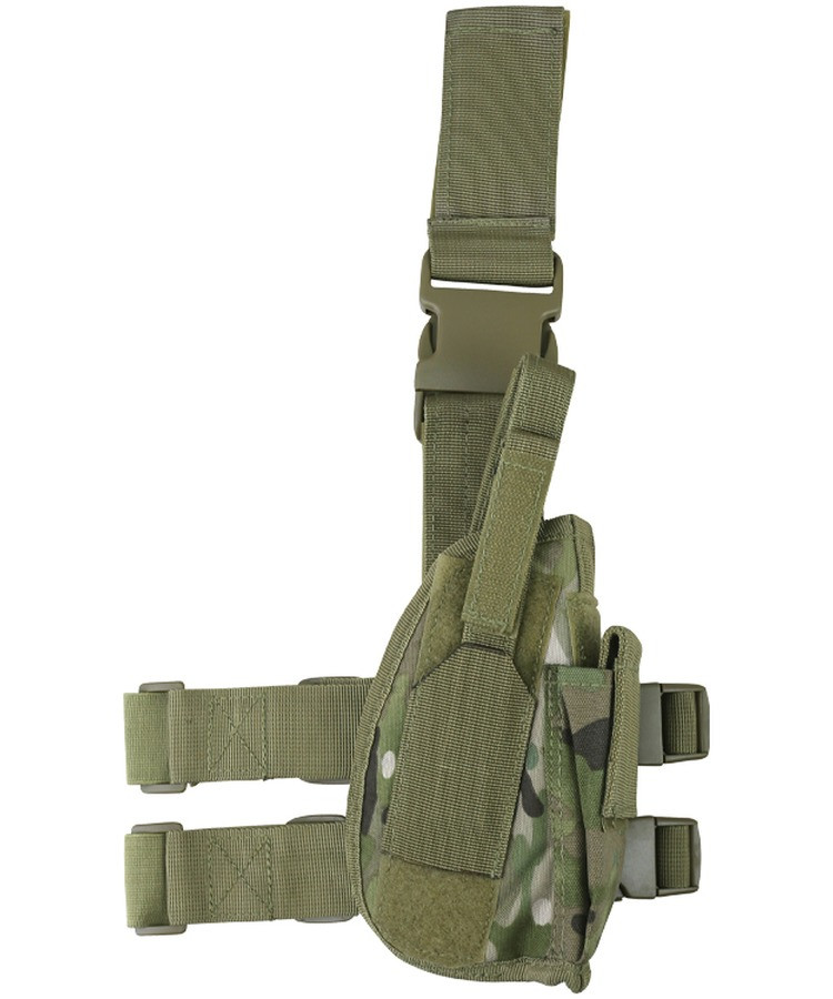 Кобура для пістолета на праве стегно KOMBAT UK Tactical Leg Holster мультикам