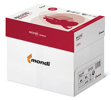 Офісний папір для принтера формат А4 80 г/м2 MAESTRO STANDART PLUS Клас B, виробник Mondi