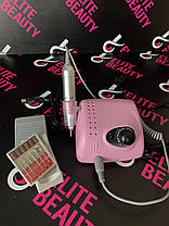 Рожевий фрезер для манікюру 65 Вт, 35 000об., фото 5