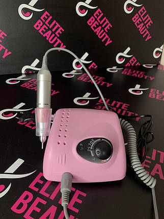 Рожевий фрезер для манікюру 65 Вт, 35 000об., фото 1