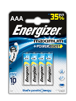 Батарейка ENERGIZER LR03 AAA MAXIMUM blist 4