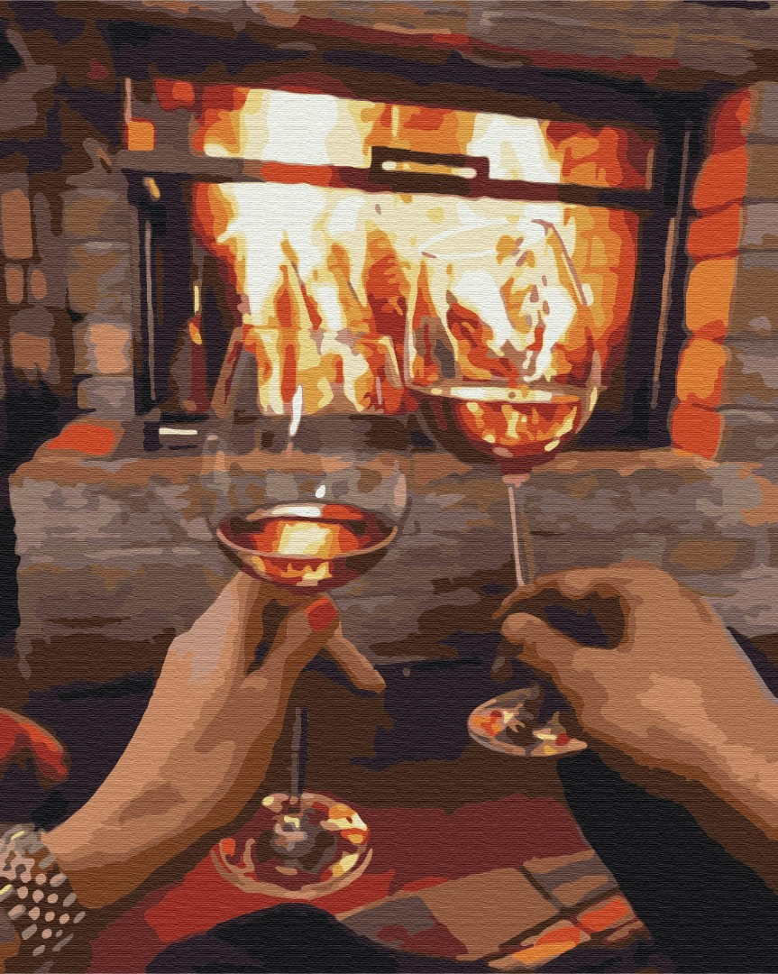 Картина за номерами Вечір для двох 40*50 Картини за номерами на полотні Романтика BrushMe BS51816, фото 1