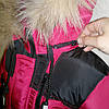 Зимова куртка на хлопчика 7 - 8, 8--9  років натуральне хутро, фото 4