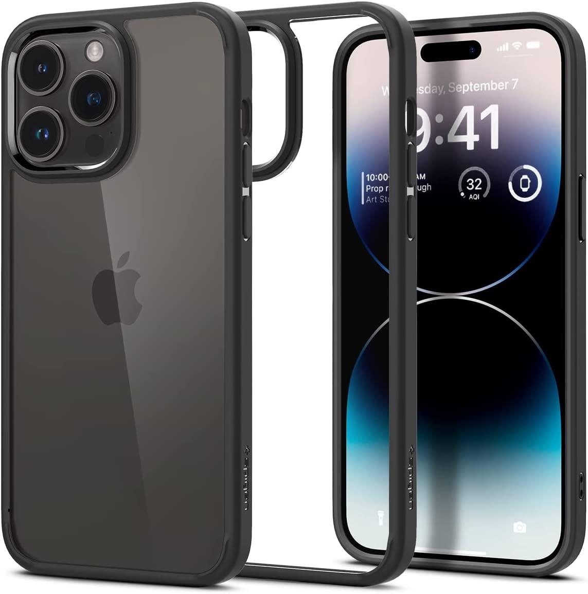 Чохол Spigen для iPhone 14 Pro — Ultra Hybrid, Matte Black (ACS04961)