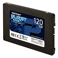 Накопичувач SSD 2.5" 120GB Patriot Burst Elite (PBE120GS25SSDR) QLC R450MBs W320MBs SATA III 7мм #