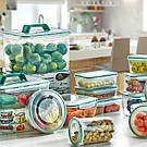 Контейнер герметичный, квадратний "Fresh box" 0,6л, фото 3