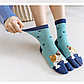 Шкарпетки з двома пальцями Лапки Котилія Kiki Sox 36-40 табі жіночі м'ятний, фото 3