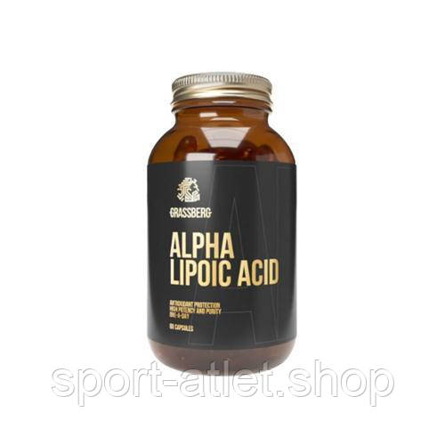 Натуральна добавка Grassberg Alpha Lipoic Acid, 60 капсул, фото 1