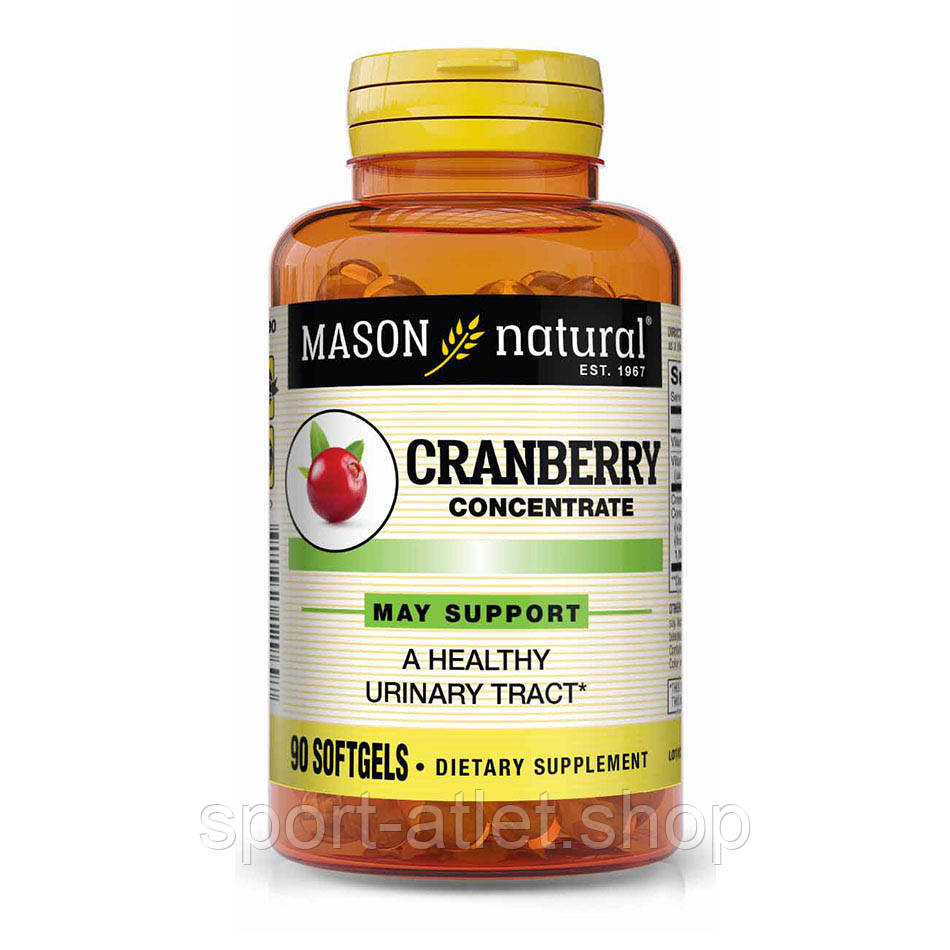 Натуральна добавка Mason Natural Cranberry Concentrate, 90 капсул, фото 1