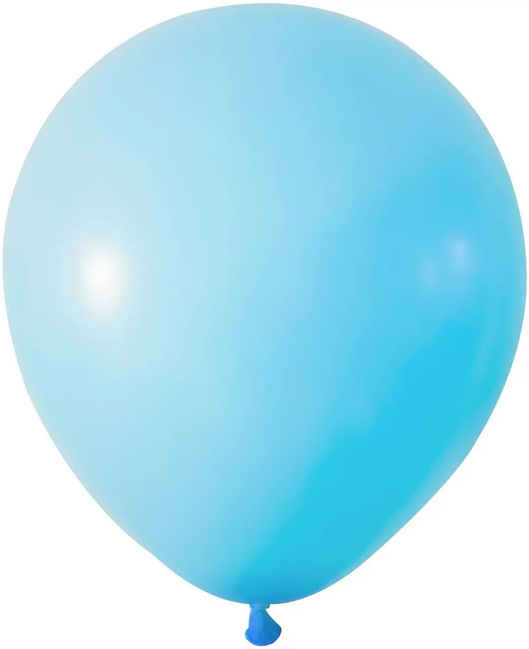 Латексна повітряна куля-гігант без малюнка Balonevi Блакитна, 18" 45 см