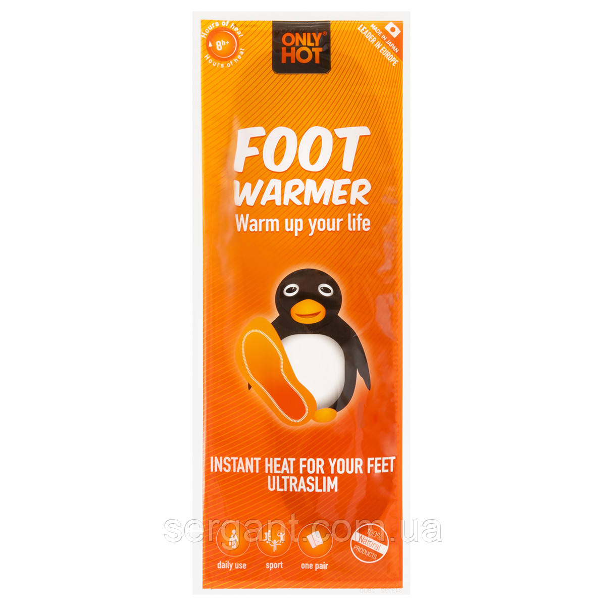 Хімічна грілка для ніг Only Hot Foot Warmer