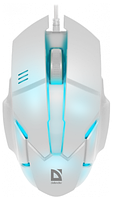 Мишка ігрова Defender Host MB-982 USB white RGD-підсвітка №52983
