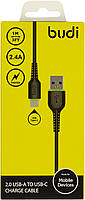 Кабель USB > Type-C Budi 2.4A 1м №M8J158T
