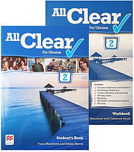 Комплект All Clear 2 (student's Book + Workbook for Ukraine) Підручник + зошит з англійської мови 6 клас