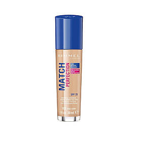 Тональний крем для обличчя Rimmel Match Perfection Foundation, 201 - Classic Beige, 30 мл