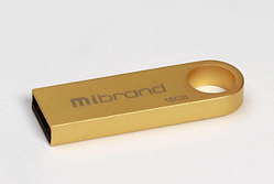 Флеш-пам`ять 16GB "Mibrand" Puma USB2.0 gold №1004