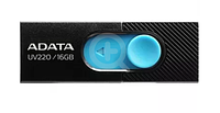 Флеш-пам`ять 16GB "A-Data" AUV220 USB2.0 black/blue №2725