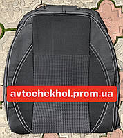 Модельные автомобильные чехлы: ЭКОКОЖА+ЖАККАРД NISSAN MICRA (2003-2010)