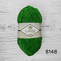 Плюшева пряжа з люрексом LaVita yarn Velurex 8148
