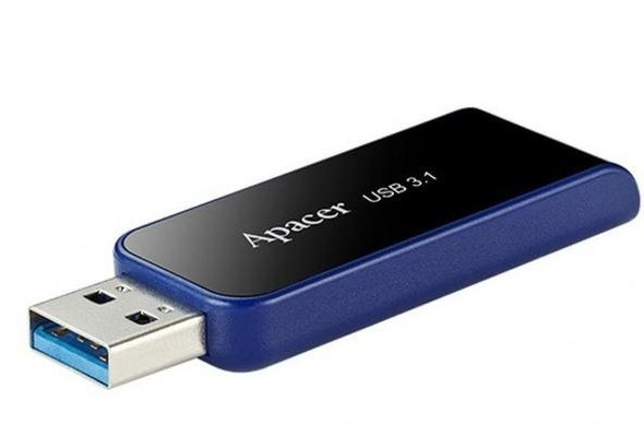 Флеш-пам`ять 32GB "Apacer" AH356 USB3.2 black №1339, фото 1