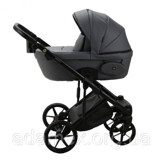 Коляска Adamex Lumi Air (Thermo) SA-32 сіра шкіра