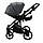 Коляска Adamex Lumi Air (Thermo) SA-32 сіра шкіра, фото 5