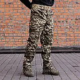 Комплект: Тактичні штани на флісі піксель + Куртка Soft Shell піксель на флісі, фото 3