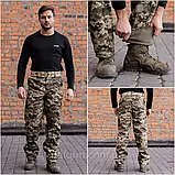 Комплект: Тактичні штани на флісі піксель + Куртка Soft Shell піксель на флісі, фото 2