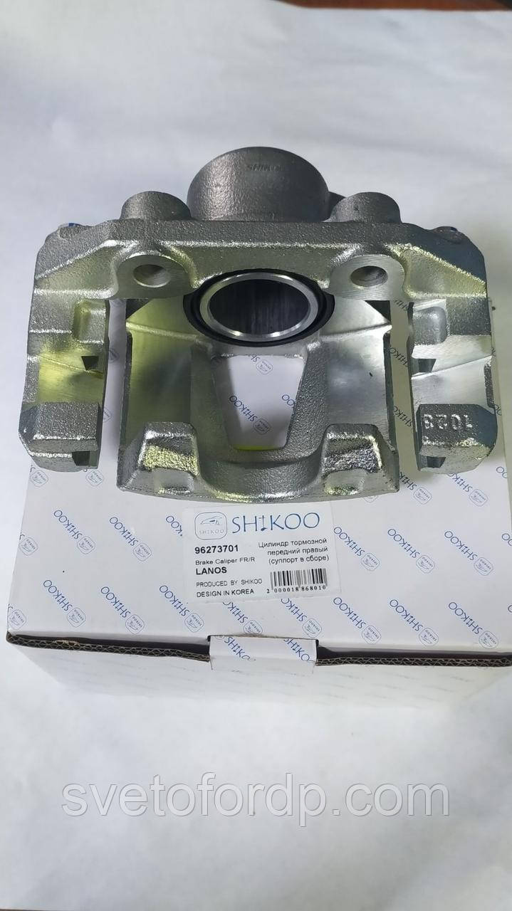 Циліндр гальмівний передній Lanos 1,5 (13"), Sens. Nexia лівий (супорт у зборі) Корея, фото 1