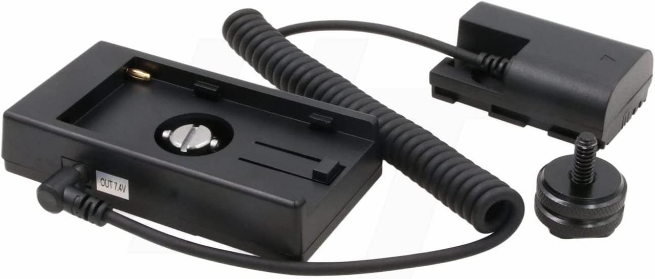 Муфта Canon LP-E6 і адаптер живлення батареї NP-F (вставка, каплер DR-E6) для EOS R, EOS R5, EOS R6, фото 1