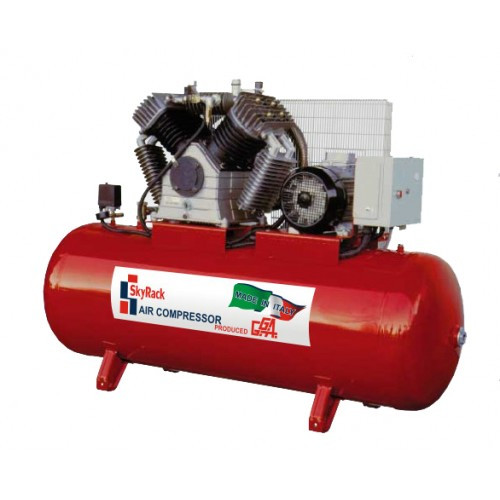 Компресор поршневий з ремінною передачею (380В, ресивер 500 л) - GG-660, фото 1