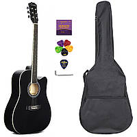 Гітара акустична COWBOY C10-41 BK (чохол, скарбничка, медіатор, ключ, струна)