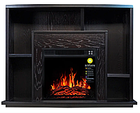 Камінокомплект Електрокамін ArtiFlame Binn AF18 Темний Горіх Електричний Камін з ефектом живого вогню, фото 2