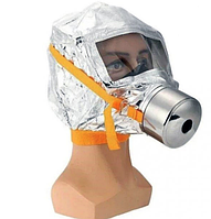 Маска противогаз из алюминиевой фольги, панорамный противогаз Fire mask защита головы от радиации, GP1