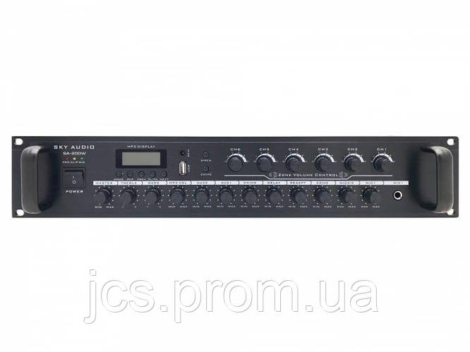 Купить Трансляционный усилитель мощности SKY SOUND SA-200W (6-ZONE ...